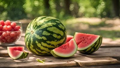 跨年吃瓜视频素材